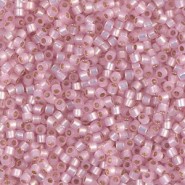 Miyuki delica beads 10/0 - Silver lined light pink alabaster dyed DBM-624
